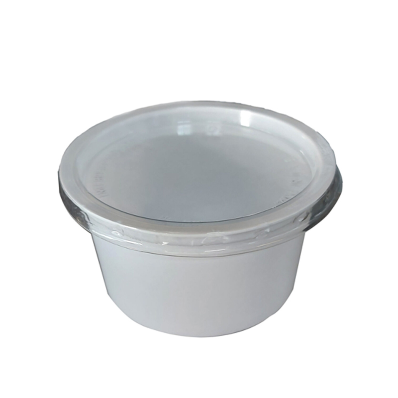 100 CC PLASTIC BOWL WITH CLEAR LID