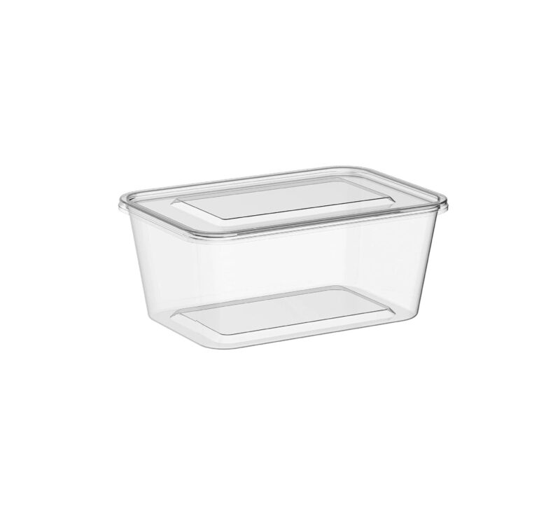 1000 CC RECTANGULAR MICRWAVE CONTAINER